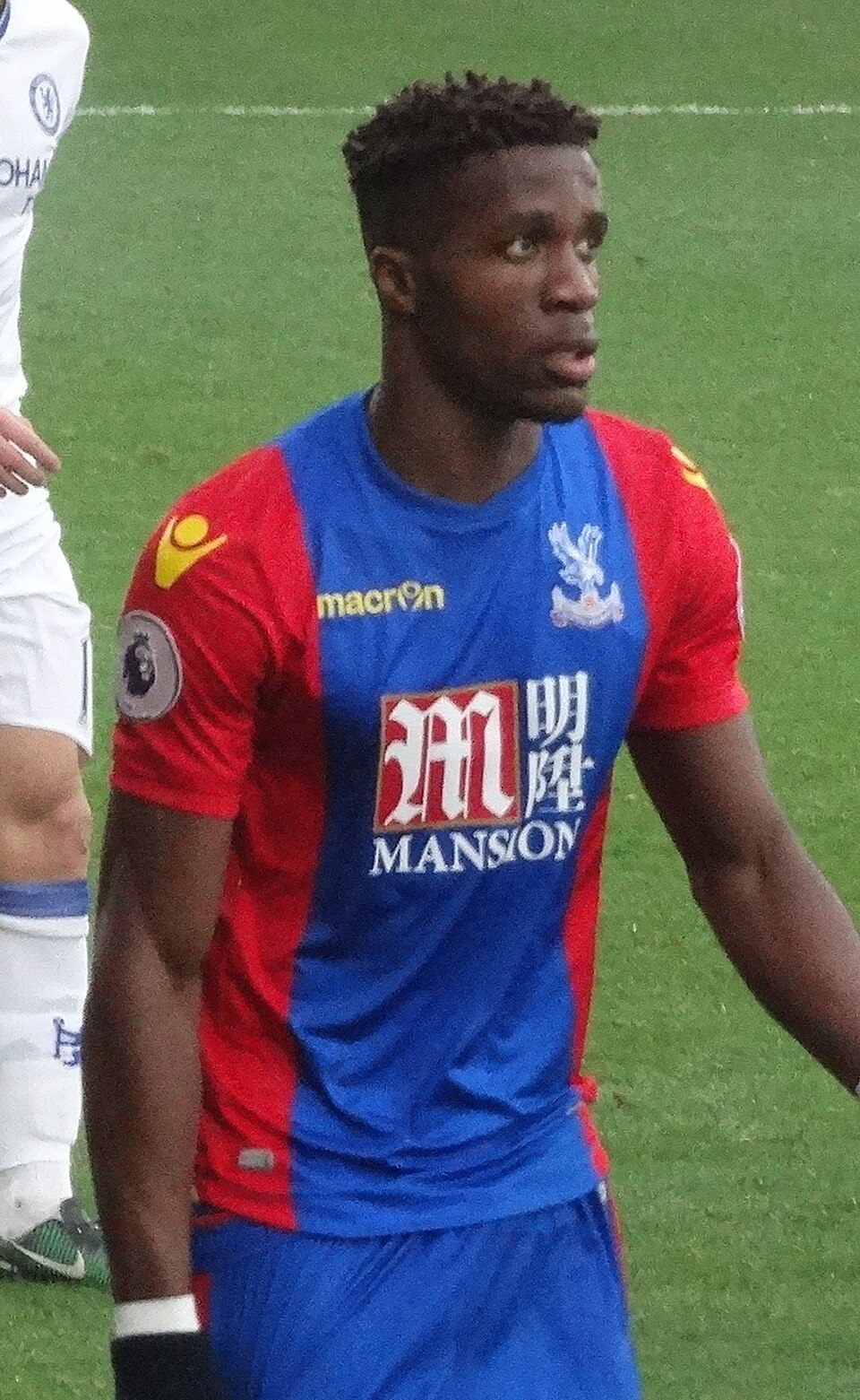 Wilfried Zaha sous le maillot de Crystal Palace en 2016